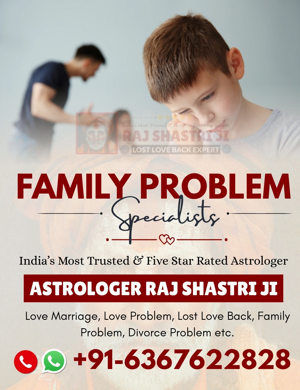Astrologer Raj Shastri Ji +91-6367622828