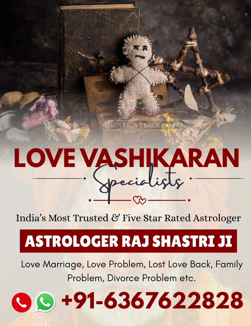 Astrologer Raj Shastri Ji +91-6367622828